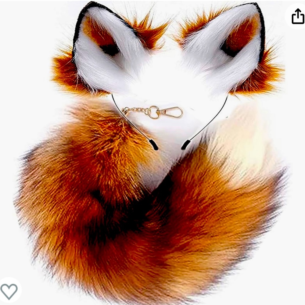 Costume Headband Fox Ears & Tail